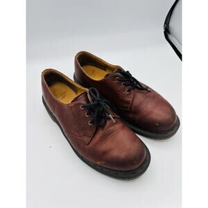 Dr. Martens Unisex 3 Eye Oxfords Comfort Shoes Brown Lace Up Low Mens 9 GV09T